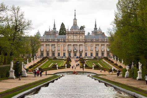 Jardines y fuentes barrocas del Palacio Real de La Granja de San Ildefonso