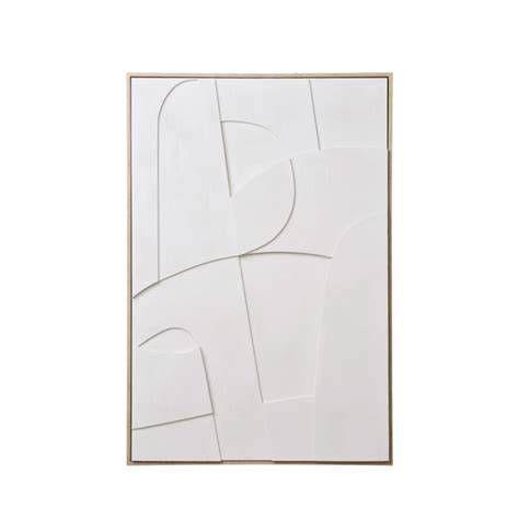 Cuadro blanco contemporáneo representativo