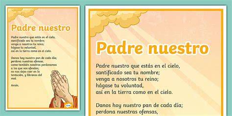 Representación artística del Padre Nuestro como símbolo de unidad y fe
