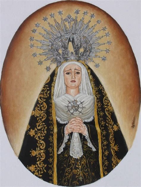 Pintura de la Virgen de los Dolores por Luis de Morales
