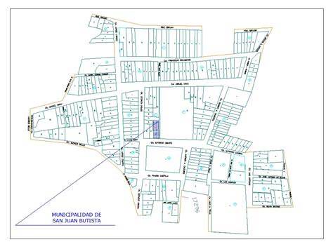 Mapa de ubicación de Plaza San Juan Bautista y calles circundantes