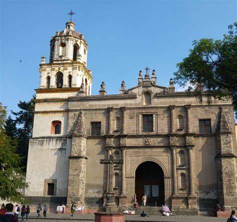 Mapa histórico de la parroquia San Juan Bautista con límites y barrios