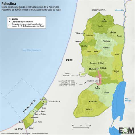 Mapa histórico del contexto de Palestina del siglo I