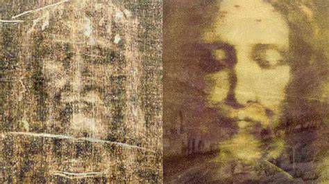 Comparación fotográfica: Sábana Santa de Turín y Santo Rostro de Manoppello