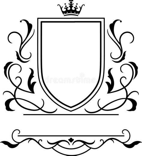 Ejemplo de escudo con ornamentos exteriores y corona