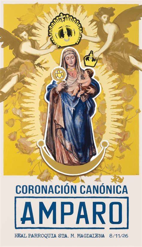 Cartel anunciador de la coronación canónica de la Virgen del Rocío