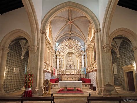 Mapa simbólico de Tomar com destaque para a Igreja de São João Baptista e Convento de Cristo