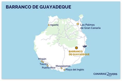 Карта и ландшафт Barranco de Guayadeque