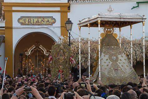 Procesión de la Virgen del Rocío en Villamanrique