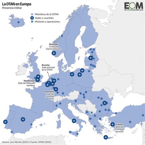 Mapa de Europa con las principales sedes de consagración real histórica