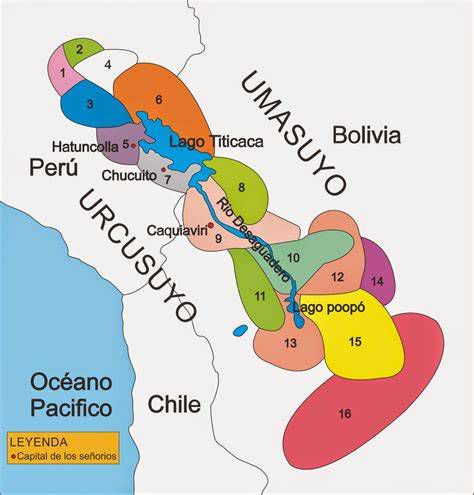Mapa cultural del altiplano: zonas aymaras en Perú, Bolivia y Chile