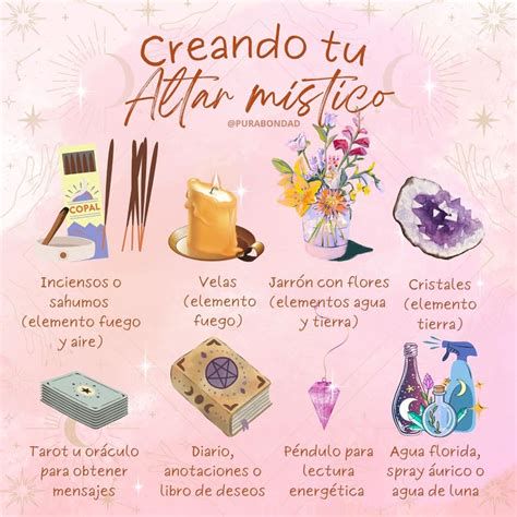 Altar espiritual con velas, inciensos y piedras de los siete arcángeles