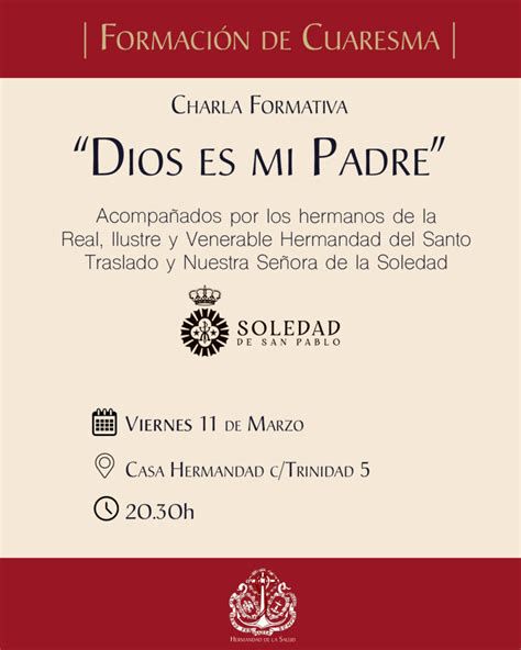 Charla formativa para hermanos en la Casa Hermandad