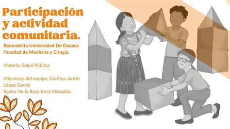actividad comunitaria de