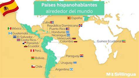 Mapa de la frecuencia de uso del término 