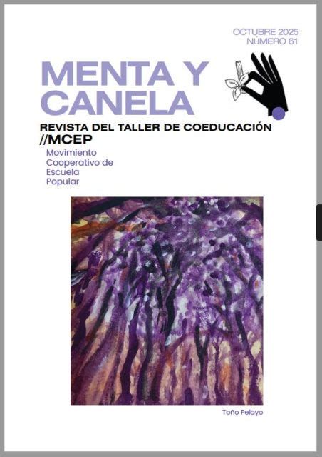 Cartel de la revista Menta y Canela en el Paralelo barcelonés
