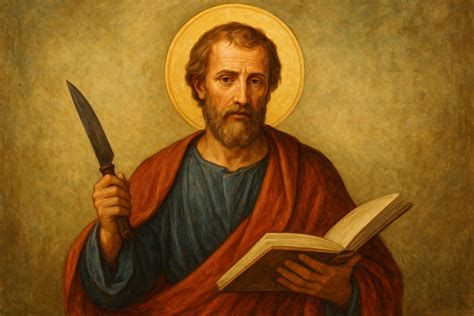 Iconografía de San Bartolomé: desollamiento y cuchillo