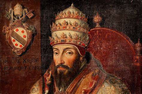 Retrato histórico del Papa Gregorio XI, ejemplificando la figura del Sumo Pontífice