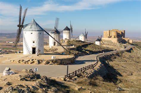 Molinos de viento en el Cerro Calderico, Consuegra