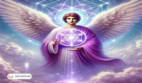 Color violeta como señal de presencia del Arcángel Zadquiel