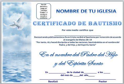 Certificado de bautismo y otros documentos para matrimonio religioso