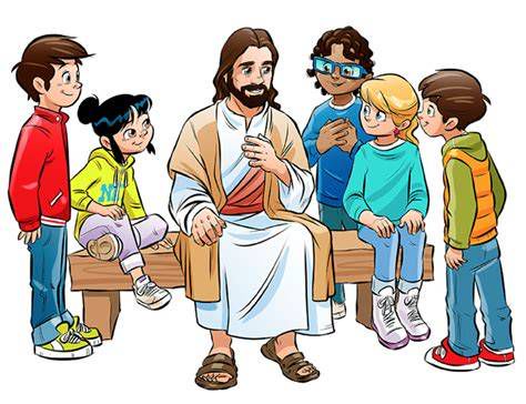 Grupo de catequesis con niños y catequista
