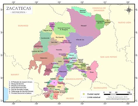 Mapa de conexiones culturales y comunicación en Guadalupe Zacatecas