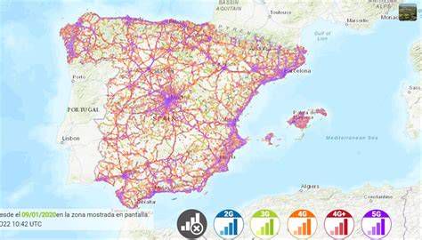 Mapa de cobertura de Radio María en Italia con repetidores FM y DAB