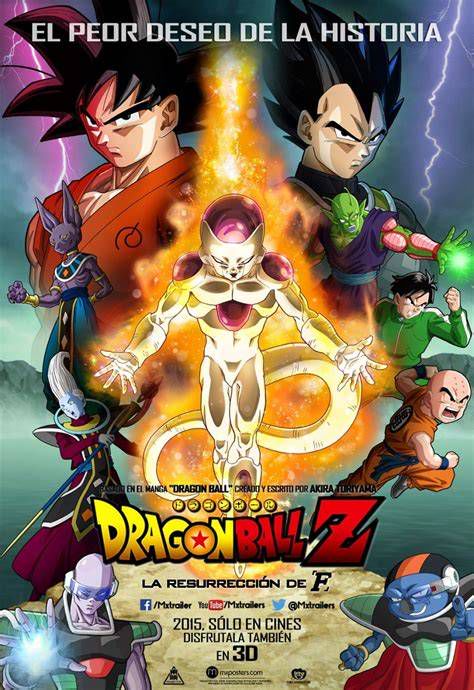 Poster promocional de Dragon Ball Z: La resurrección de F