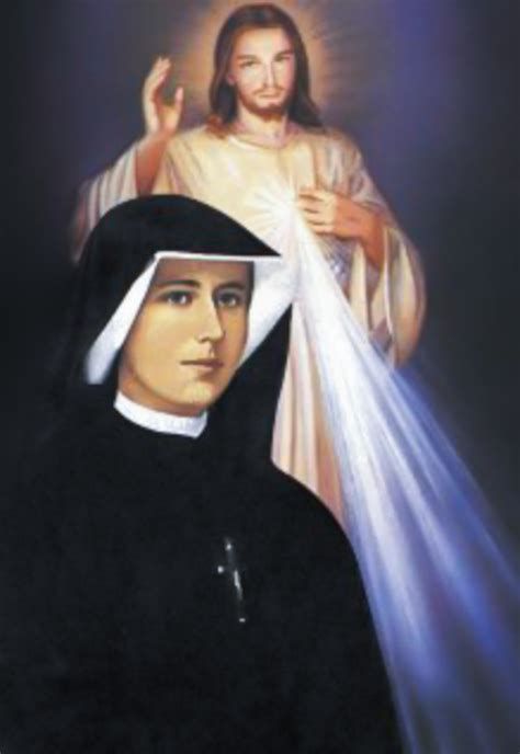 Imagen de Santa Faustina y la Divina Misericordia
