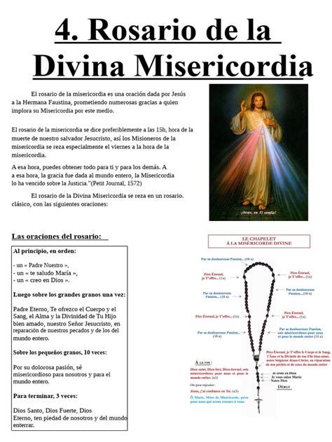 Rosario de la Divina Misericordia en oración colectiva