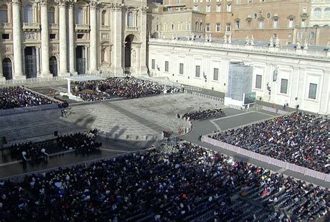 Plaza de San Pedro durante la Audiencia General