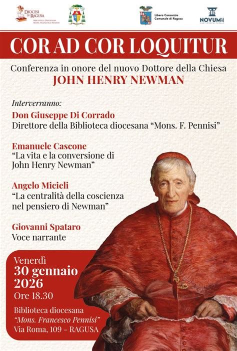 John Henry Newman: retrato y lema Cor ad cor loquitur