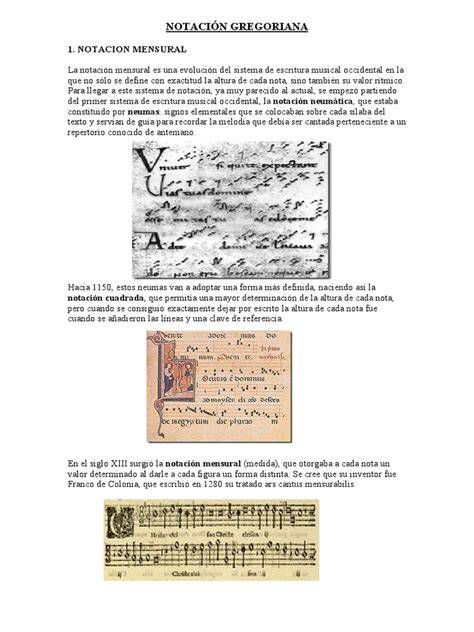 infografía evolución de la notación gregoriana