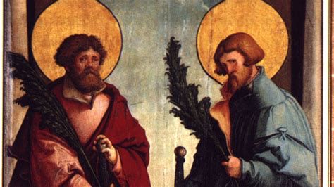 Iconografía representativa de varios santos del 26 de junio