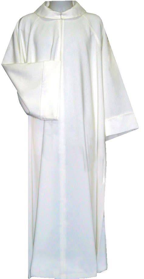 colección de albas litúrgicas blancas en tienda