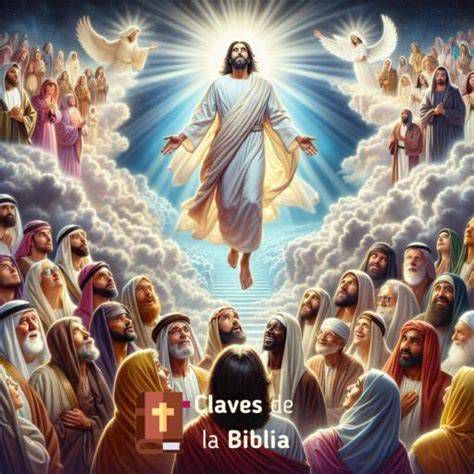 Tema gráfico: Ascensión de Jesús al cielo ante la mirada de sus discípulos