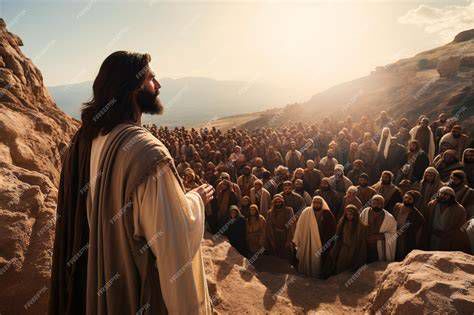 Jesús enseñando en el monte: ilustración del Sermón