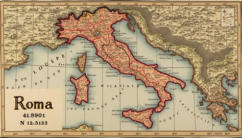 Mapa de Roma antiguo con la ubicación de la Vía Apia, Foro de Apio y Las Tres Tabernas