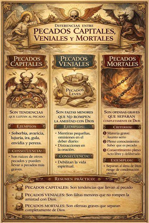 Infografía: Pecados contra la castidad y efectos