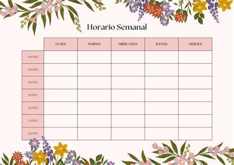 Horario resumido: calendario semanal de catequesis y misas