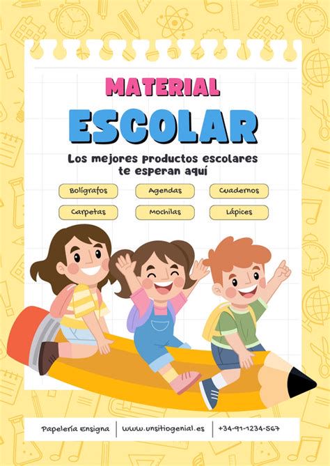 cartel de evento escolar con actividades: concurso de cocina, torneo, mercadillo