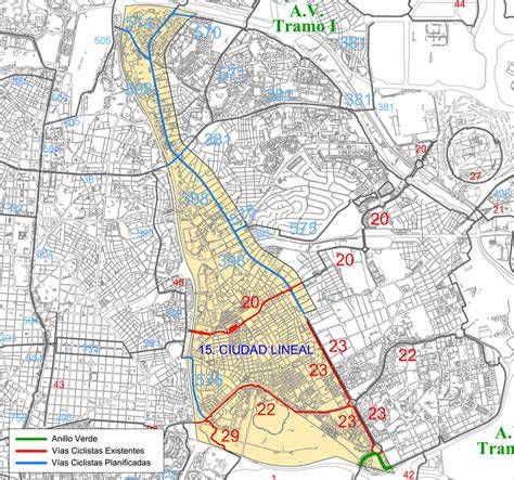 mapa de la ubicación en Ciudad Lineal