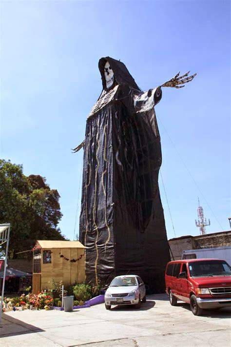 Fotografía del Santuario del Ángel de la Santa Muerte en Tultitlán, Estado de México