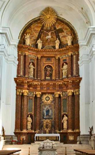 representación esquemática del retablo del Hospital Tavera con ubicación de 
