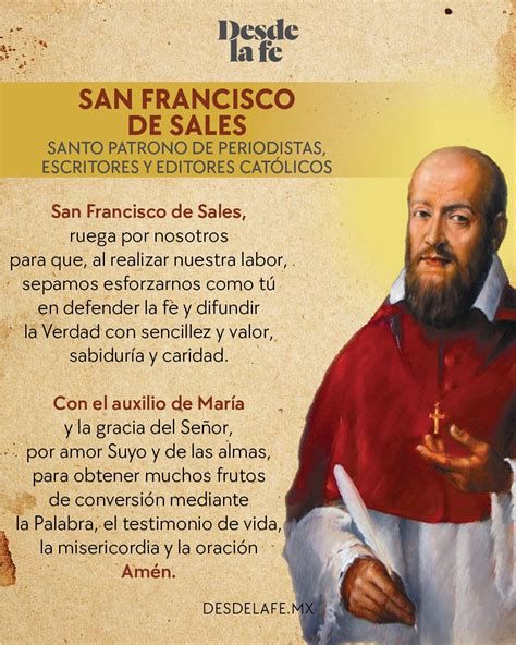 Festividad de San Francisco de Sales: Celebración litúrgica