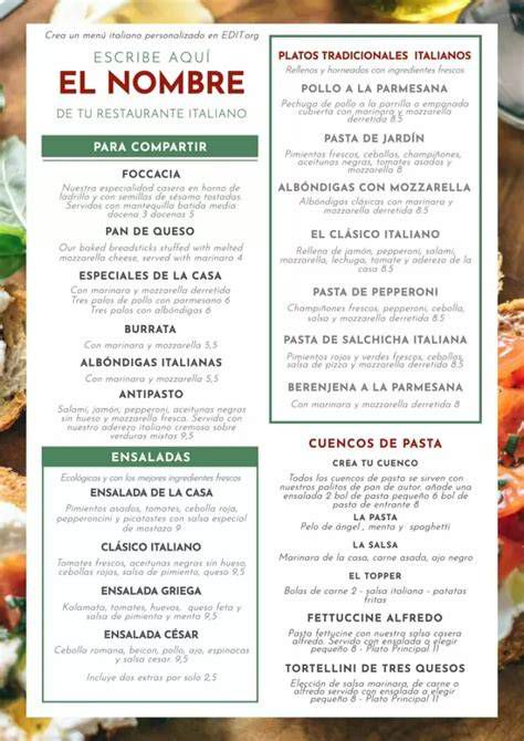 Menú tradicional italiano en la Casa Santa Marta