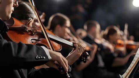 Orquesta sinfónica tocando con pantalla de proyección de Assassin's Creed