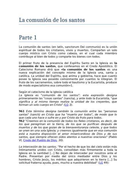 Representación de la comunión de los santos en la liturgia