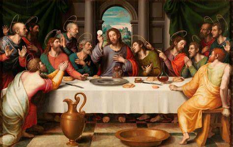 Ilustración de la Última Cena - Institución de la Eucaristía